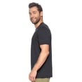 thumbnail image 2 of Expert Brand USA-Made Men's MoCA Cotton Blend Crewneck T-Shirt, Black, Small, 2 of 5