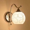 thumbnail image 2 of Trjgtas Modern Crystal E14 Silver White Corded Electric Wall Sconce with Clear Glass Globe, 2 of 5