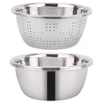 thumbnail image 3 of Stainless Steel Mixing Bowls Whisking Salad Basin For Cooking Baking Storage, 3 of 9