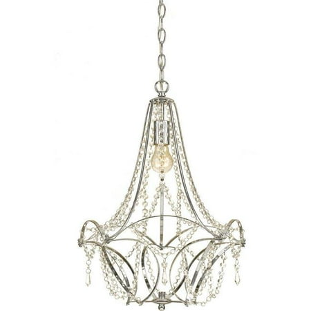 Castille 3 Lights - AF Lighting 7741-1HM Castile 1-Light Chrome Mini Chandelier