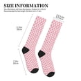 thumbnail image 2 of Lsque Irregular Plaid Pattern Sport Compression Socks for Men & Women 15-20 mmHg Knee High Nurse Pregnant Running Medical and Travel Athletic, 2 of 6