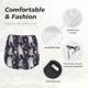 thumbnail image 4 of Balery Sloths Dancing Pantalones cortos deportivos para mujer con forro y dos bolsillos, elásticos, para entrenamiento, gimnasio, yoga-Small, 4 of 7