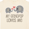 thumbnail image 4 of Inktastic My Grandpop Loves Me Elephant Boys or Girls Toddler T-Shirt, 4 of 5