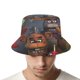 thumbnail image 3 of Five Nights at Freddy's Sombrero bucket para adultos, gorra de protección solar, sombrero de pescador plegable para viajes al aire libre, pesca y actividades de verano, 3 of 5
