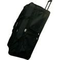 thumbnail image 2 of 42" Polyester Rolling Duffle Bag Wheeled Travel Luggage Suitcase, 2 of 5