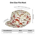 thumbnail image 6 of Easygdp Cartoon Mushrooms Baseball Cap with Adjustable Flat Suitable for Head Circumference 22.4-23.6 in, 6 of 9