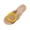 Yellow, variant on Women's 3D Sunflower Floral Flip Flops Flat Sandals Open Toe Slip On Beach Vacation Slippers White 7.5(40)
