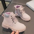 thumbnail image 2 of lnmuld Boots for Girls Stylish Girls Ankle Boots for Autumn Winter Season Durable Work Booties Casual Kids Footwear Comfortable Childrens Daily Shoes, 2 of 9