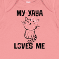 thumbnail image 4 of Inktastic My Yaya Loves Me Girls Girls Baby Bodysuit, 4 of 5