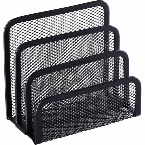 Clasificador de archivos de escritorio Lorell Mesh Vertical 5,6 x 5,3 x 3,1 cm