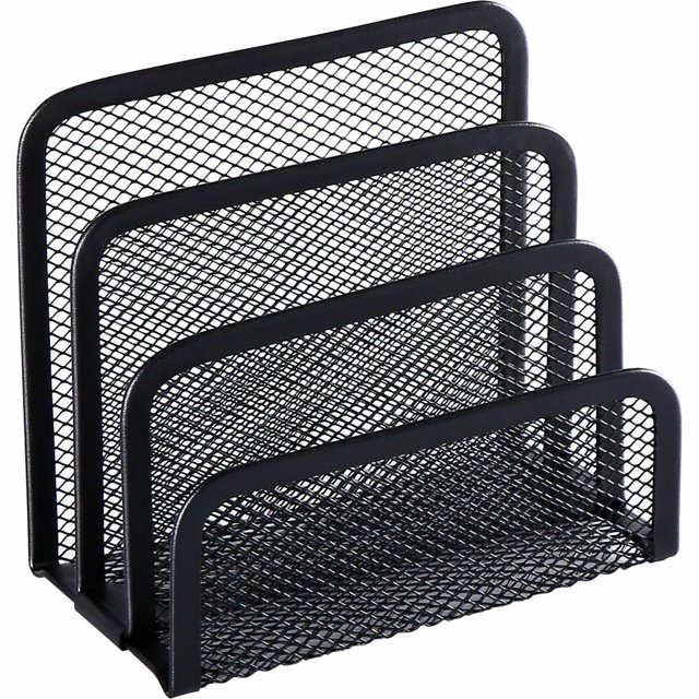Clasificador de archivos de escritorio Lorell Mesh Vertical 5,6 x 5,3 x 3,1 cm