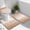 Beige, variant on Bathroom Rugs Sets 3 piece, Soft Microfiber Absorbent Bath Mat, U-Shaped Contour Toilet Mat and Toilet Lid Cover, Quick Dry, Machine Washable, Toilet Cover and Rug Set for Bathroom, Grey