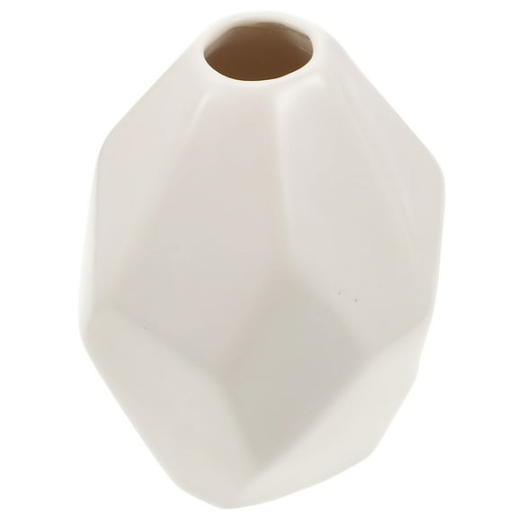 STRANDCHIC Flower Holder White Ceramic Vase 1Pack