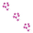 thumbnail image 1 of Pack de 6 Toystoory árbol de Navidad estrellas de plástico Patio Año Nuevo fiesta de cumpleaños adorno colgante accesorio Rosa rojo, 1 of 6