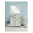 thumbnail image 4 of Alexandria White Wash Beveled Wood Bathroom Wall Mirror, 4 of 4