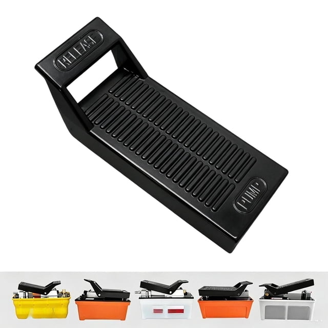 Pedal control pie para bomba neumática hidráulica, construcción aluminio, repuesto compatible con la mayoría equipos soldadura y Estilo A