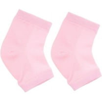 1 Pair Callus Remover Gel Moisturizing Socks Gel Natural Remedy for Cracked and Dry Heels for Women Men (Pink)
