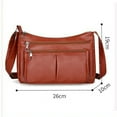 thumbnail image 2 of TAIAOJING Shoulder Bag for Women Casual Leather Fashion And Retro Versatile Leather Bag Handbag, 2 of 6