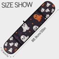 thumbnail image 3 of Yayeee Double Oven Mitt Kitchen Heat Resistant Baking 35" x7" Quilted Glove, White Halloween Ghosts, 3 of 6