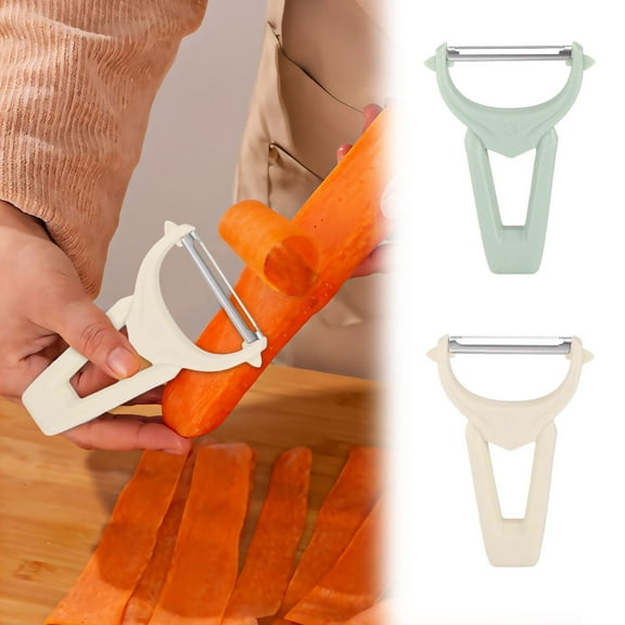 Uklsqma Stainless Steel Peeler, Ergonomic Potato & Fruit Peeler with Comfort Grip for Effortless Vegetable Prep, Easy Clean & Rust-Resistant Kitchen Tool