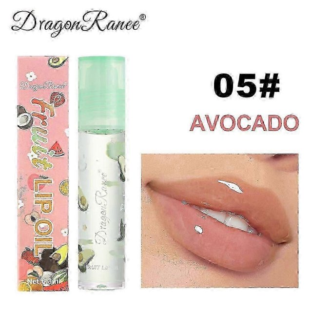 Transparent Colorless Lip Oil Fruit Lip Oil Moisturizing Moisturizing Ball Autumn And Winter Lip Balm