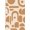 Brown, Pattern 18, variant on ODIKA 4'x6' Orange Blue Mid-Century Design Washable Area Rug Retro Abstract Shapes with Bold Geometric Flair Non-Slip, Chair-Friendly, Flatwoven for Home Office, Under Desk