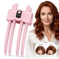thumbnail image 5 of Voglyf Wireless Heated Volumizing Root Lift Clip Comb with LCD Display, Rechargeable Hair Root Fluffy Curling Clip for Instant Volume, Create Natural‑Looking Root Lift Hairstyle Hair,Pink, 5 of 5