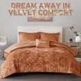 thumbnail image 2 of King Comforter Set Velvet Comforters King Bedding Reversible, All Season,, 2 of 7