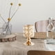 thumbnail image 4 of Candelabro de cristal moderno dorado S Sunnimix palitos de vela, 4 of 7