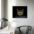 thumbnail image 3 of ONETECH Cat Animal Wall Art Canvas Living Room Poster Pictures Bedroom Prints Decor, 3 of 4