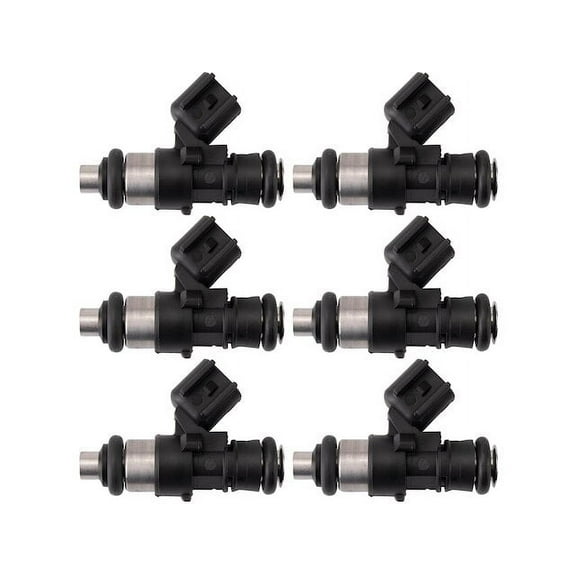 Fuel Injector Set 6 Piece - Compatible with 2009 - 2012 Ford Escape 3.0L V6 2010 2011