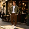 thumbnail image 2 of Wutalume Men's Slim Fit Joggers — Sweatpants with Tapered Leg, Drawstring Waist, Comfortable Lounge Pants for Active Days, 2 of 7