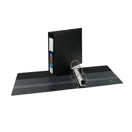 UPC: 0077711799936 | Avery Heavy-Duty 3 Ring Binder with Label Holder  3  One Touch EZD Rings  3.5  Spine  1 Black Binder (79993)