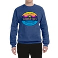 thumbnail image 2 of Wild Bobby Sun Rays Summer Vibes And Lazy Days Unisex Crewneck Sweatshirt, 2 of 6
