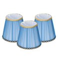 thumbnail image 1 of Fabric Lamp Cover, Lampshade 3PCS Easy To Install Modern  For Hotel For Bedroom For KTV For Study Room For Club Dark Blue, 1 of 8