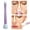 Purple, variant on U Shaped Makeup Brush Ended Nose Contouring Sculpting Tool With Precision Angled Design For Application