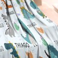 thumbnail image 3 of Colorful Dinosaurs THIAGO Cacti Pattern Blanket,Comfortable Soft Lamb Wool Throw Blanket,All Season,Warm Lightweight Blankets for Sofa Bed Couch Living Room Chair,30"x40", 3 of 4