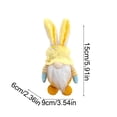 thumbnail image 4 of ICQOVD Easter Gnome Plush Ornament, 4 of 6