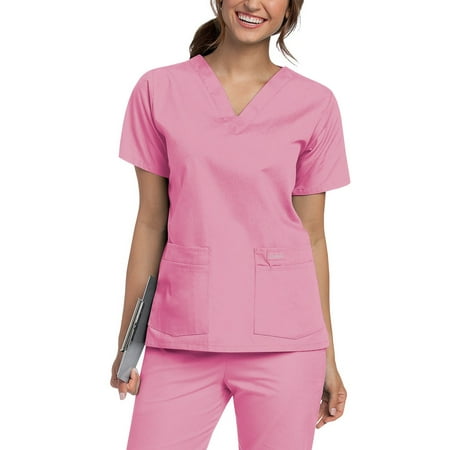 Landau Landau Women's V-Neck Tunic Scrub Top Scrub Top