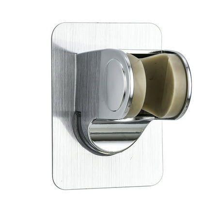 

Clearance! Dusknt Securing Clip Self Adhesive Shower Head Bracket Adjustable Handheld Shower Wand Holder Wall Mount New 1X Bathroom Fixing Clip