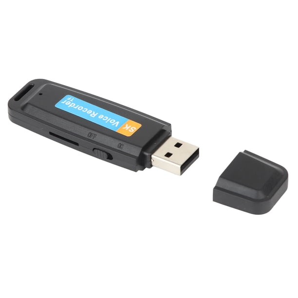 Grabadora de voz digital USB 2.0 con forma de disco U, unidad flash, mini grabadora de audio