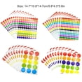 thumbnail image 3 of fashionhome Dots Marker Removable Portable Paste Lightweight Dot Sticker Waterproof Small Bright Sealing Stickers Paper Labels 2cm, 3 of 6