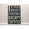 thumbnail image 1 of Temptation Wooden Sign Wall Decor, 1 of 1