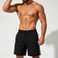 thumbnail image 6 of Aimik Mens Active Shorts Drawstring Waist Side Stitching Mens Gym Shorts Summer Breathable Running Shorts for Workout or Sport, 6 of 6