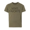 thumbnail image 2 of Moms Favorite kid T-shirt, Funny Kids Shirts, Youth Graphic Tees - Olive MH200YFUN S6 XL, 2 of 3