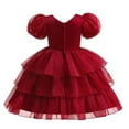 thumbnail image 3 of Flower Girl Dress Tulle Princess Christmas Party Wedding Pageant Bridesmaid Costume, 3 of 6