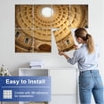 thumbnail image 5 of 8 Pack Art Acoustic Panels Sound Absorbing Monumental ceiling Pantheon church Roman temple Rome Decorative Soundproof Wall Panels Self Adhesive for Nursery Game Room Bedroom Italy Lover 48"x32", 5 of 7