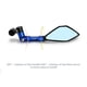thumbnail image 2 of Espejos retrovisores universales de aluminio CNC para manillar de motocicleta, espejo antideslumbrante azul para Honda, Yamaha, Suzuki, scooter, KTM, azul, 2 of 4