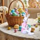 thumbnail image 5 of Decoraciones de Pascua, adornos de Pascua, regalos de Pascua Lindos adornos de resina dorada para Pascua Adornos de resina, 5 of 6