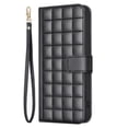 thumbnail image 2 of Wallet Case for Samsung Galaxy A22 5G with Wrist Strap + Crossbody Shoulder Strap, PU Leather Kickstand Drop Protective Card Slots Flip Case Cover for Samsung Galaxy A22 5G for Girls Women, Black, 2 of 12